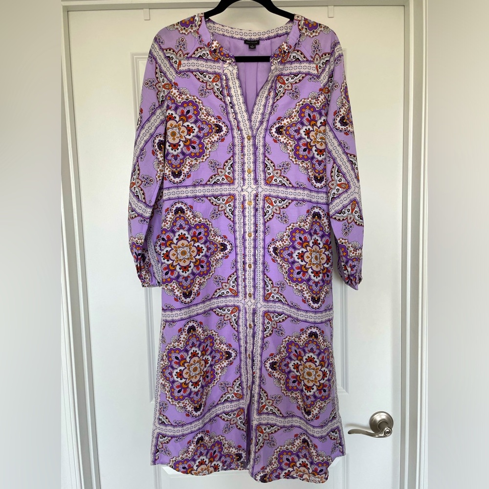 💜 Ann Taylor Flare Dress - Picture 2 of 14